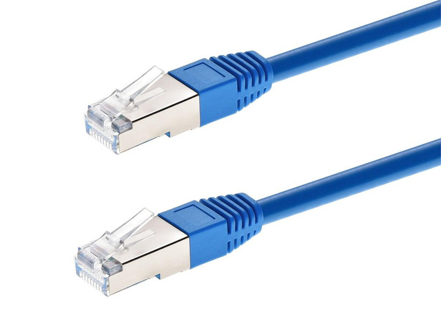 Monoprice Cat6A Ethernet Patch Cable - 1 Feet - Blue Network Internet Cord - Zeroboot, RJ45, Stranded, 550Mhz, STP, Pure Bare Copper Wire, 10G,...