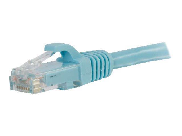 C2G 00763 7FT CAT6A SNAGLESS UNSHIELDED (UTP) ETHERNET NETWORK PATCH CABLE - AQUA