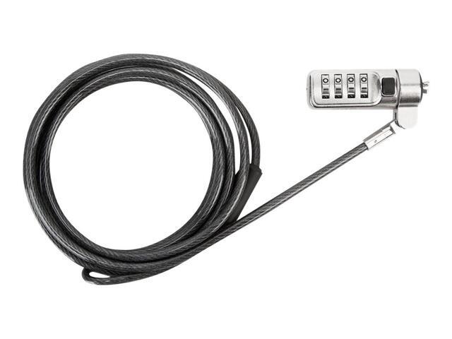 Targus DEFCON Cable Lock - Resettable - Galvanized Steel - 6.50 ft - For Notebook - ASP66GLX