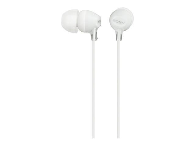 Sony Fashion Color EX Series Earbuds - Stereo - Mini-phone - Wired - White