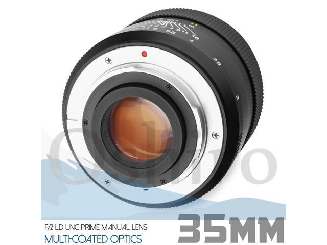 Oshiro 35mm f/2 LD UNC AL Wide Angle Full Frame Prime Lens for Nikon Digital SLR Cameras Bundle with Opteka 55mm 9 Piece HD Multicoated Graduated...