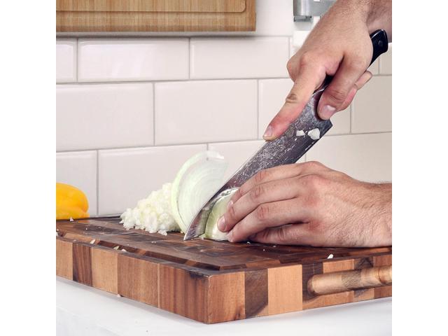 Kessaku 9.5-Inch Chef Knife - Damascus Dynasty Series - Forged 67-Layer AUS-10V Japanese Steel - G10 Full Tang Handle with Blade Guard