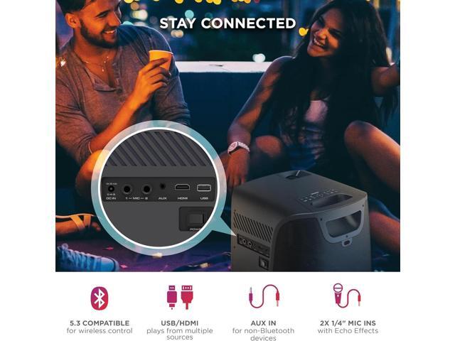 ION Audio Projector Deluxe HD 720p HD LED BT-enabled