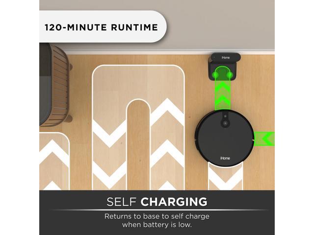 iHome AutoVac Eclipse Robot Vacuum - iHRV10Y-BLK