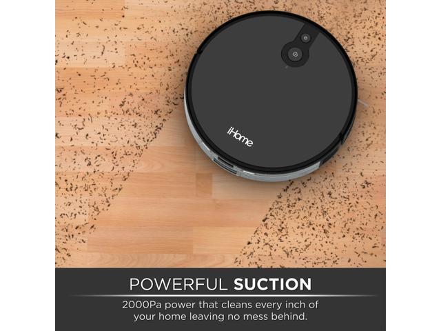 iHome AutoVac Eclipse Robot Vacuum - iHRV10Y-BLK