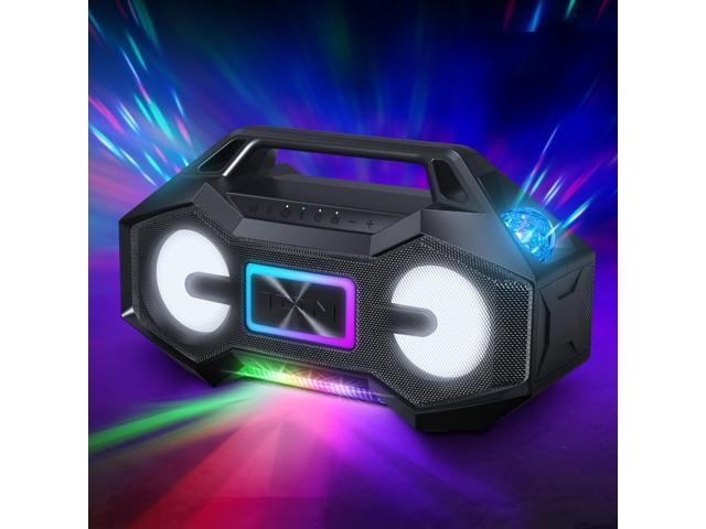 ION Party Rocker Go High-Power Portable Boombox with Party Starter Lights