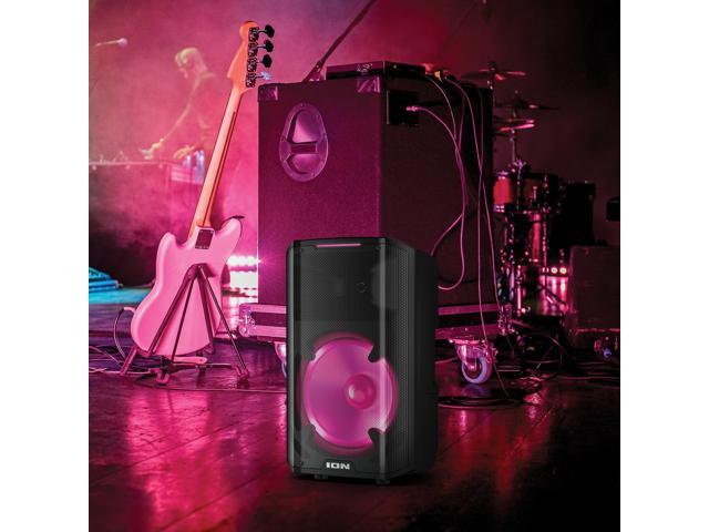 ION Audio - Trouper 300 - Battery-Powered Portable Speaker System with Multi-Channel Mixer and Lights - Black - image 7