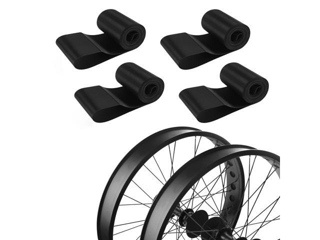 Maxfoot 26 Inch Rim Strip Rim Tape Fat Tire Tyre Liner Anti Puncture PVC Inner Tube Cushion Protector for Bike Bicycle Cycling Accessories 4PCS