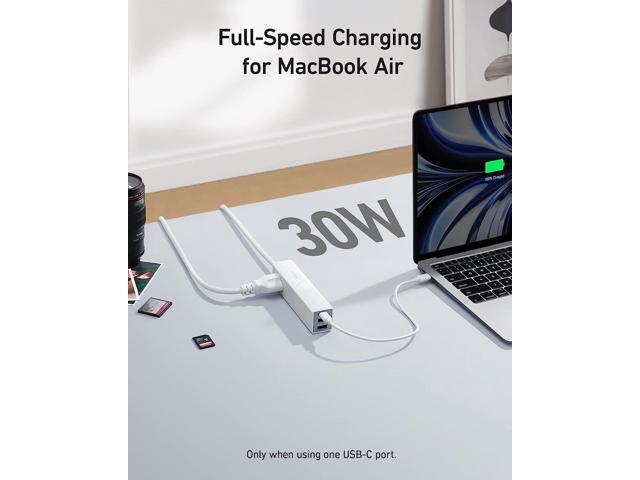 Anker USB C Travel Power Strip, USB C Charger 30W with 511 USB Power Strip, 2AC Outlets 2USB Fast Charge, 5ft Extension Cord,Protable for...