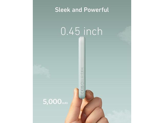 Anker 621 Magnetic Battery (MagGo), 5000mAh Magnetic Wireless Portable Charger with USB-C Cable, Only Compatible with iPhone 14/14 Pro/14 Pro Max,...