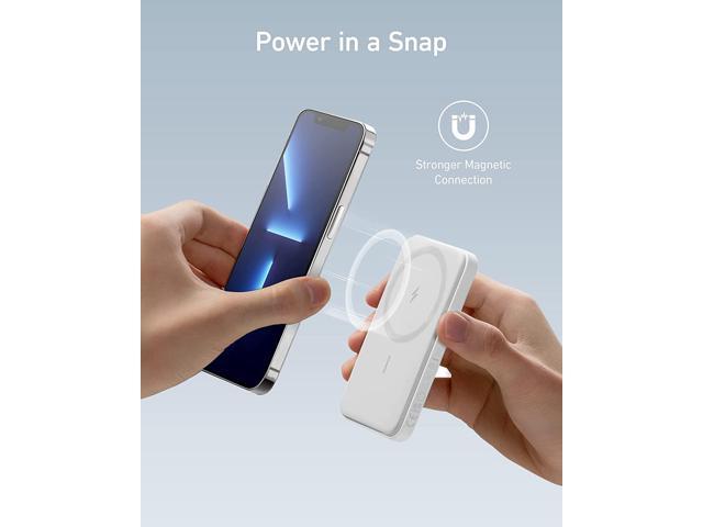 Anker 621 Magnetic Battery (MagGo), 5000mAh Magnetic Wireless Portable Charger with USB-C Cable, Only Compatible with iPhone 14/14 Pro/14 Pro Max,...