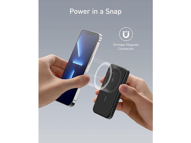 Anker 621 Magnetic Battery (MagGo), 5000mAh Magnetic Wireless Portable Charger with USB-C Cable, Only Compatible with iPhone 14/14 Pro/14 Pro Max,...
