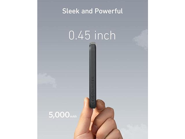 Anker 621 Magnetic Battery (MagGo), 5000mAh Magnetic Wireless Portable Charger with USB-C Cable, Only Compatible with iPhone 14/14 Pro/14 Pro Max,...