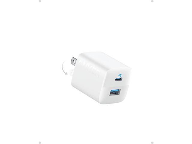USB C Charger 33W, Anker 323 Charger, 2 Port Compact Charger with Foldable Plug for iPhone 14/14 Plus/14 Pro/14 Pro Max/13/12, Pixel, Galaxy,.
