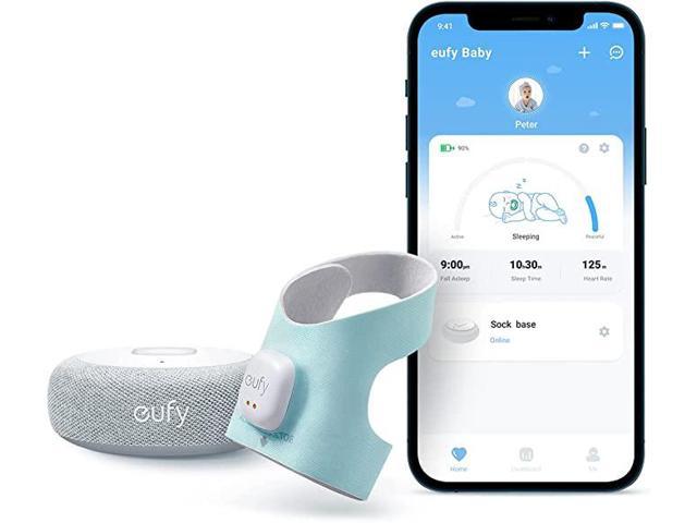 Photos - Surveillance Camera Eufy Baby Smart Sock, Track Sleep Patterns and Heart Rate, Smart Baby Moni 