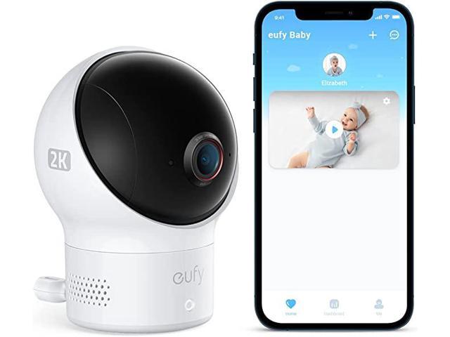 Photos - Surveillance Camera Eufy Baby Baby Monitor 2, Video Baby Monitor with Wi-Fi, 2K Resolution wit 