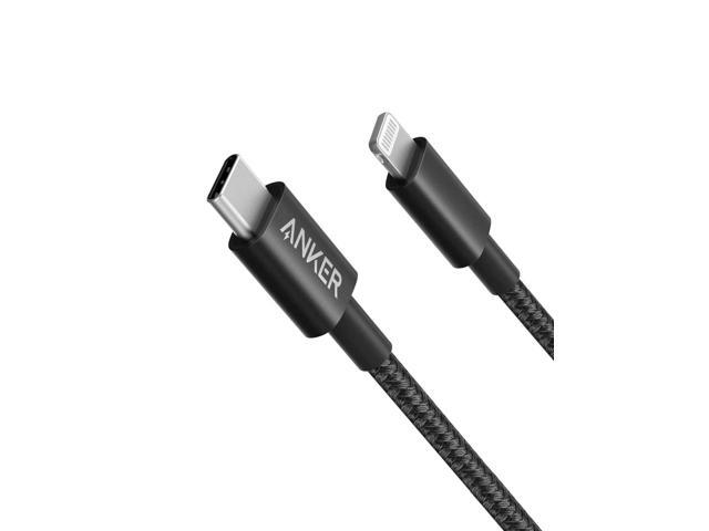 USB C to Lightning Cable, Anker New Nylon Charging Cord [10ft MFi Certified] for iPhone 13 13 Pro 12 Pro Max 12 11 X XS XR 8 Plus, AirPods Pro,...