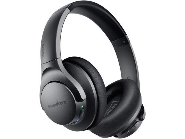 Anker Soundcore Life Q20 Hybrid Active Noise Cancelling Headphones, Wireless Over Ear Bluetooth Headphones with 40H Playtime, Hi-Res Audio, Deep.