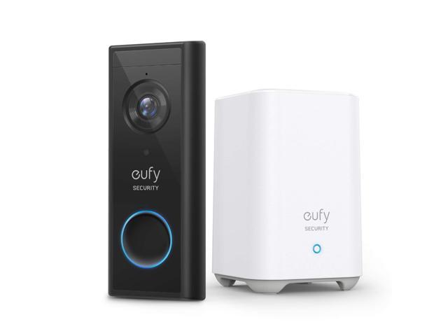 eufy Security, Wireless Video Doorbell (Battery-Powered) with 2K HD, No Monthly Fee, On-Device AI for Human Detection, 2-Way Audio, Simple...