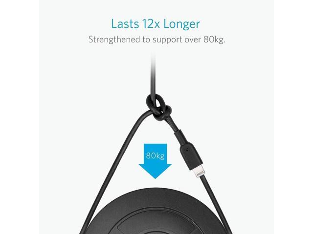 Anker Powerline II Lightning Cable, [3ft Apple MFi Certified] USB Charging/Sync Lightning Cord Compatible with iPhone 11 11 Pro 11 Pro Max Xs MAX...