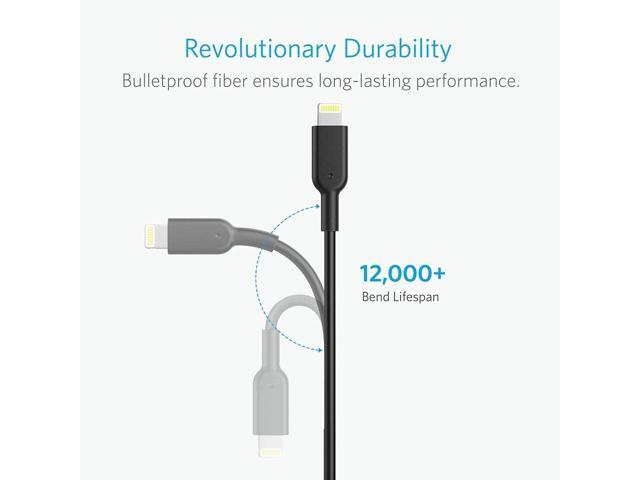 Anker Powerline II Lightning Cable, [3ft Apple MFi Certified] USB Charging/Sync Lightning Cord Compatible with iPhone 11 11 Pro 11 Pro Max Xs MAX...