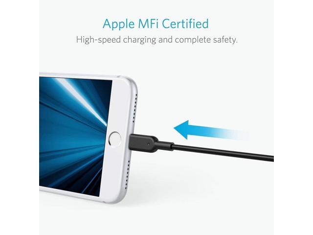 Anker Powerline II Lightning Cable, [3ft Apple MFi Certified] USB Charging/Sync Lightning Cord Compatible with iPhone 11 11 Pro 11 Pro Max Xs MAX...