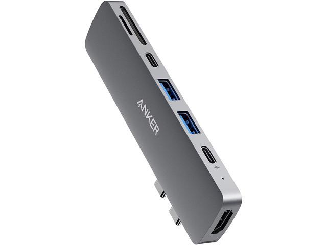 Anker USB C Hub for MacBook, PowerExpand Direct 7-in-2 USB C Adapter, with Thunderbolt 3 USB C Port (100W Power Delivery), 4K HDMI Port, USB C and.