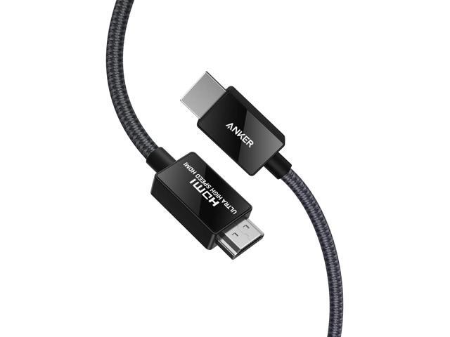 Anker 8K@60Hz HDMI Cable, Ultra High Speed 4K@120Hz 48Gbps 6.6 ft Ultra HD HDMI to HDMI Cord, Support Dynamic HDR, eARC, Dolby Atmos, Compatible...