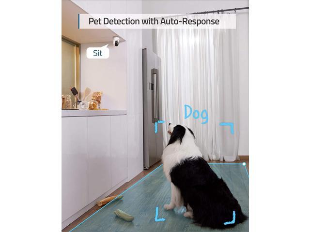 eufy Security Solo IndoorCam P24, 2K Pan & Tilt Security Indoor Camera, Plug-in Camera with Wi-Fi, Human & Pet AI, Voice Assistant Compatibility,...