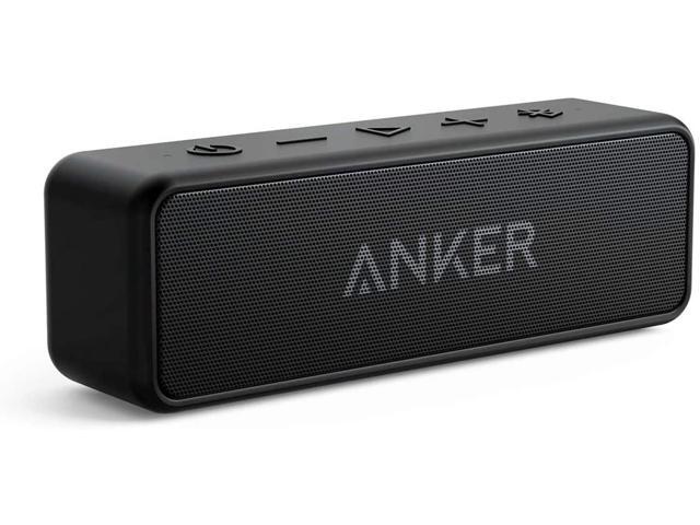 Recertified - Anker Soundcore 2 Portable Bluetooth Speaker with 12W Stereo Sound, Bluetooth 5, Bassup, IPX7 Waterproof, 24-Hour Playtime, Wireless.