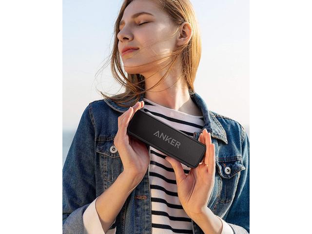 Anker Soundcore 2 Portable Bluetooth Speaker with 12W Stereo Sound, Bluetooth 5, Bassup, IPX7 Waterproof, 24-Hour Playtime, Wireless Stereo...