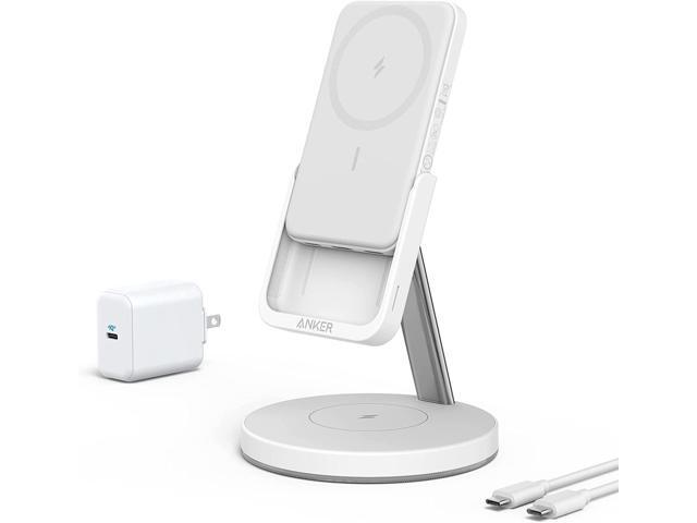 Anker Magnetic Wireless Charger, 633 MagGo 2-in-1 Wireless Charging Station, Detachable Portable Charger, Only for iPhone 13/13 Pro / 13 Pro Max /.