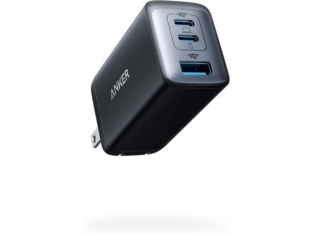 Anker USB C Charger, 735 Charger (Nano II 65W), PPS 3-Port Fast Compact Foldable Wall Charger for MacBook Pro/Air, iPad Pro, Galaxy S20/S10, Dell...