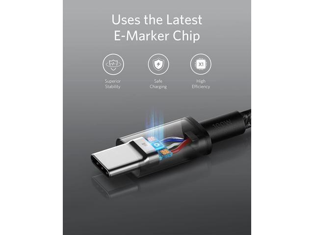 Anker 333 USB C to USB C Cable (6ft 100W, 2-Pack), USB 2.0 Type C Charging Cable Fast Charge for MacBook Pro 2020, iPad Pro 2020, iPad Air 4,...