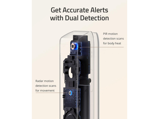 eufy Security Video Doorbell Dual Camera (Battery-Powered) with HomeBase, Wireless Doorbell Camera, Dual Motion and Package Detection, 2K HD,...
