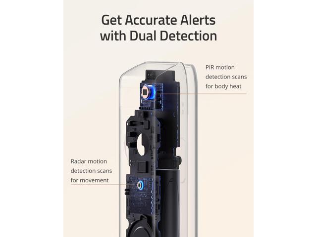 eufy Security Video Doorbell Dual Camera (Battery-Powered) Add-on, Dual Motion Detection, Package Detection, 2K HD, Family Recognition, No Monthly Fee
