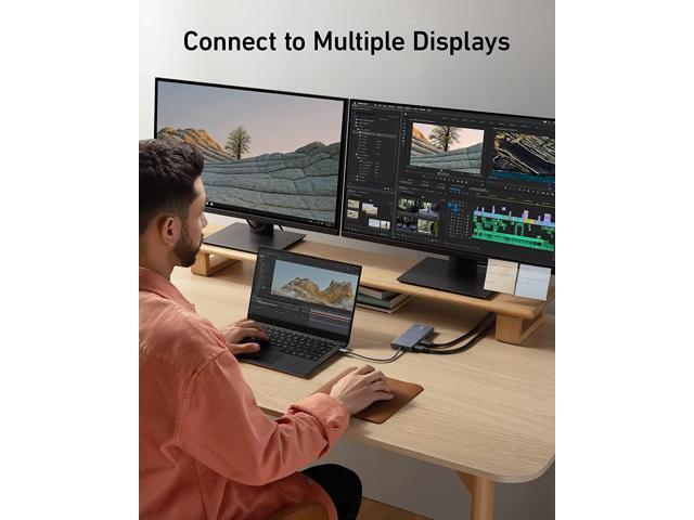 Anker 565 11-in-1 USB C Hub, 10 Gbps USB-C and USB-A Data Ports, 4K HDMI and DisplayPort, 100W Power Delivery, 2 USB 2.0 Data Ports, Ethernet, AUX,...