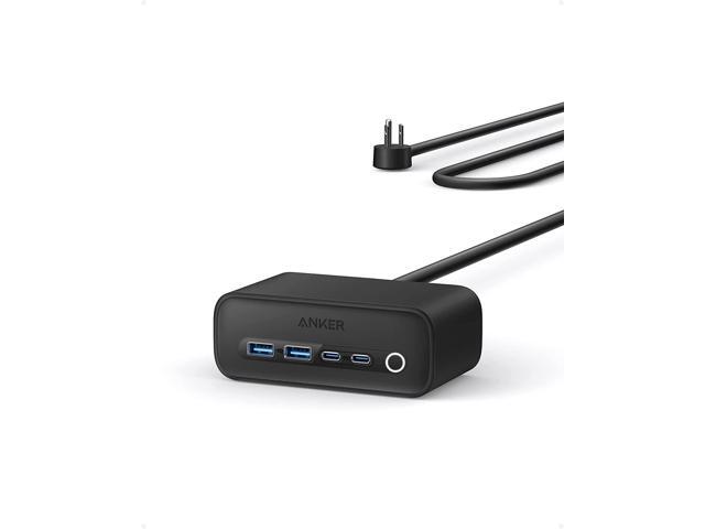 Anker 525 Charging Station, 7-in-1 USB C Power Strip for iphone12/13, 5ft Extension Cord with 3AC,2USB A,2USB C,Max 65W Power Delivery Desktop.