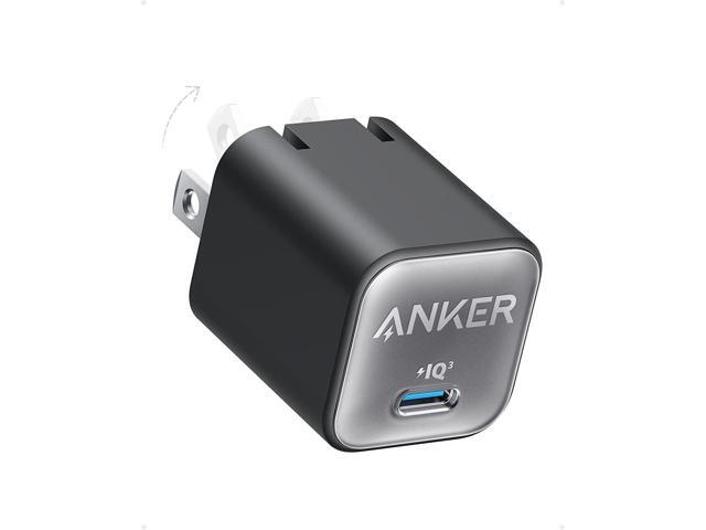 USB C GaN Charger 30W, Anker 511 Charger (Nano 3), PIQ 3.0 Foldable PPS Fast Charger for iPhone 15/15 Pro/14/14 Pro Max/13, Galaxy, iPad (Cable Not...