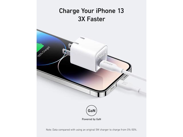 USB C GaN Charger 30W, Anker 511 Charger (Nano 3), PIQ 3.0 Foldable PPS Fast Charger for iPhone 15/15 Pro/14/14 Pro Max/13, Galaxy, iPad (Cable Not...