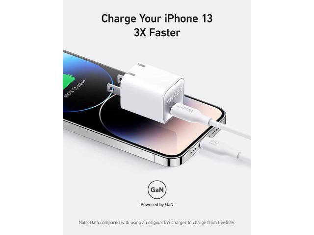 USB C GaN Charger 30W, Anker 511 Charger (Nano 3), PIQ 3.0 Foldable PPS Fast Charger for iPhone 15/15 Pro/14/14 Pro Max/13, Galaxy, iPad (Cable Not...