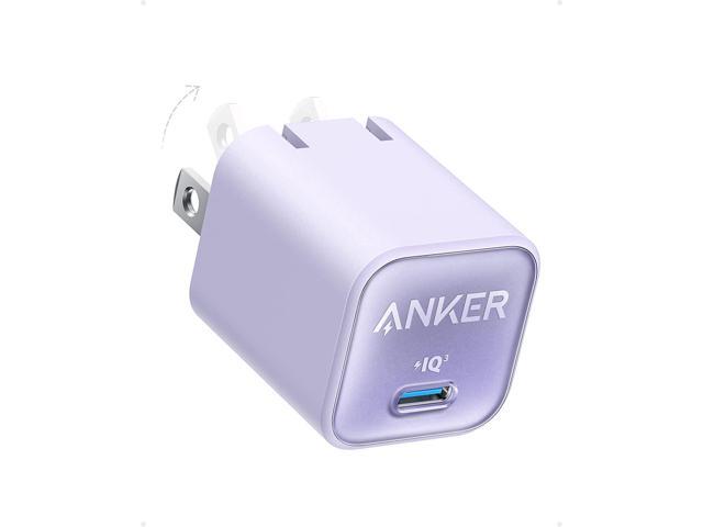 USB C GaN Charger 30W, Anker 511 Charger (Nano 3), PIQ 3.0 Foldable PPS Fast Charger for iPhone 15/15 Pro/14/14 Pro/14 Pro Max/13 Pro/13 Pro Max,...