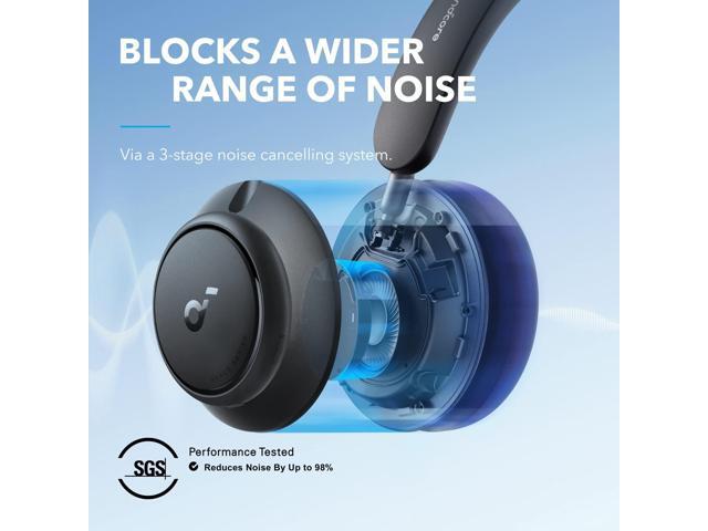 soundcore by Anker Space Q45 Adaptive Noise Cancelling Headphones, Reduce Noise by Up to 98%, Ultra Long 50H Playtime, App Control, Hi-Res Sound...
