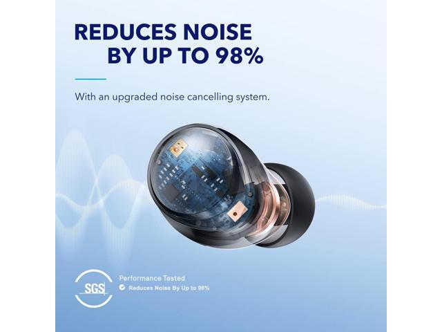 Soundcore by Anker Space A40 All-New Noise Cancelling Earbuds 50-Hour Playtime Black