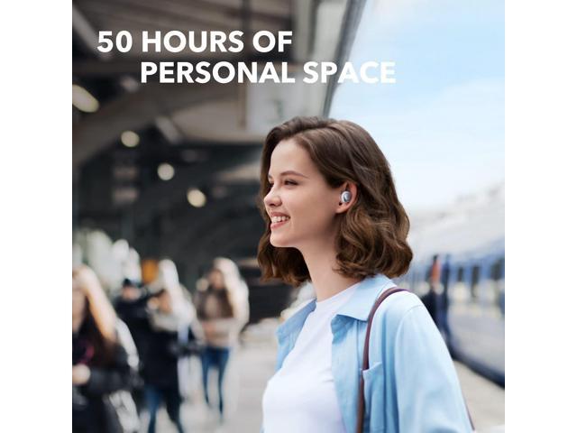 soundcore by Anker Space A40 Adaptive Active Noise Cancelling Wireless Earbuds, Reduce Noise by Up to 98%, Ultra Long 50H Playtime, 10H Single...
