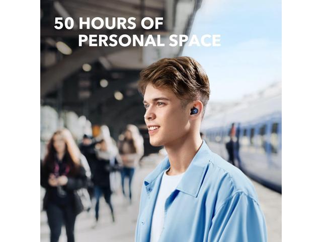 soundcore by Anker Space A40 Adaptive Active Noise Cancelling Wireless Earbuds, Reduce Noise by Up to 98%, Ultra Long 50H Playtime, 10H Single...