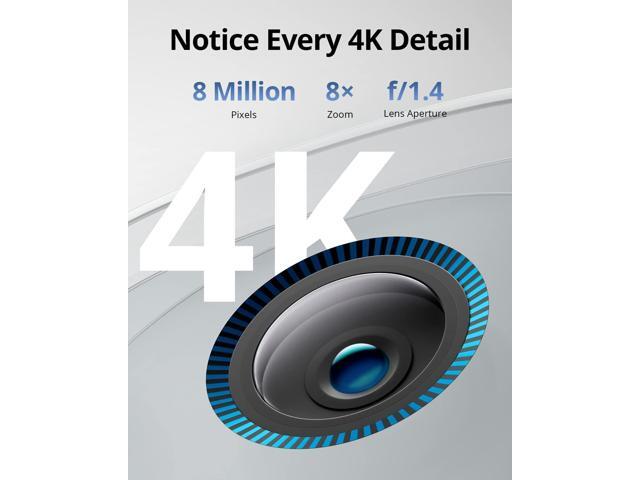 eufy - eufyCam 3, 2-Outdoor Wireless 4K Solar Powered Security Cameras with HomeBase 3 - White/Black - image 4