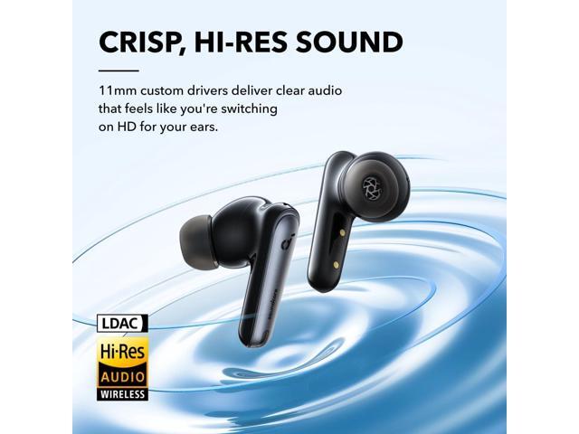 soundcore by Anker Liberty 4 NC Wireless Noise Cancelling Earbuds, 98.5% Noise Reduction, Adaptive Noise Cancelling to Ears and Environment, Hi-Res...