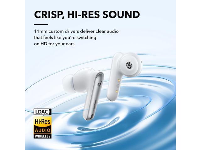 soundcore by Anker Liberty 4 NC Wireless Noise Cancelling Earbuds, 98.5% Noise Reduction, Adaptive Noise Cancelling to Ears and Environment, Hi-Res...