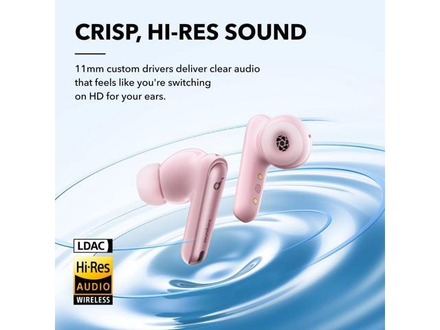 soundcore by Anker Liberty 4 NC Wireless Noise Cancelling Earbuds, 98.5% Noise Reduction, Adaptive Noise Cancelling to Ears and Environment, Hi-Res...